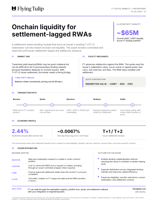 Cover of Liquidity for settlement-lagged assets